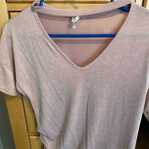 Mauve/light pink boutique shirt